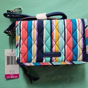 New Vera Bradley 3 in 1 crossbody Cabana Stripe